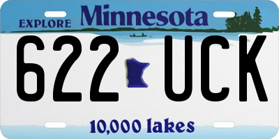 MN license plate 622UCK