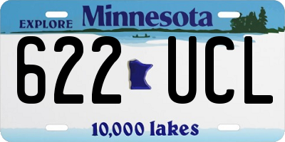 MN license plate 622UCL