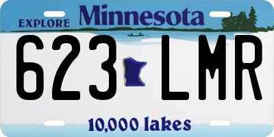 MN license plate 623LMR