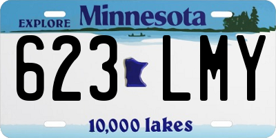 MN license plate 623LMY
