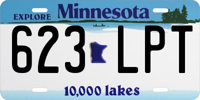 MN license plate 623LPT