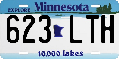 MN license plate 623LTH
