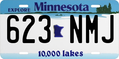 MN license plate 623NMJ