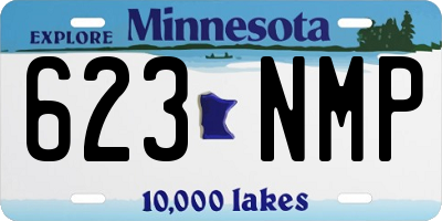 MN license plate 623NMP