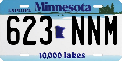 MN license plate 623NNM