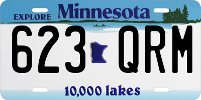 MN license plate 623QRM
