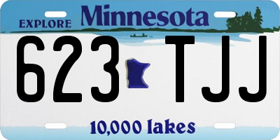 MN license plate 623TJJ