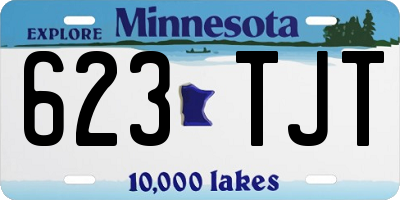 MN license plate 623TJT