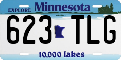 MN license plate 623TLG
