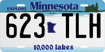 MN license plate 623TLH