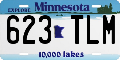 MN license plate 623TLM