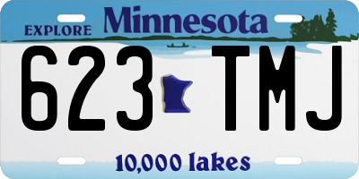 MN license plate 623TMJ