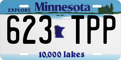 MN license plate 623TPP