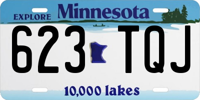 MN license plate 623TQJ