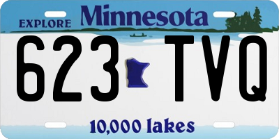 MN license plate 623TVQ