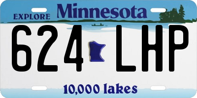 MN license plate 624LHP