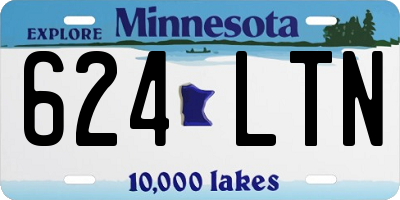 MN license plate 624LTN
