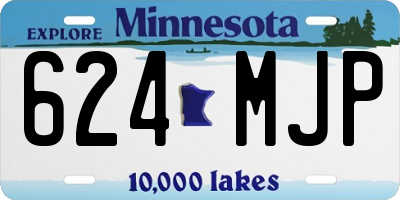 MN license plate 624MJP