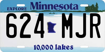 MN license plate 624MJR
