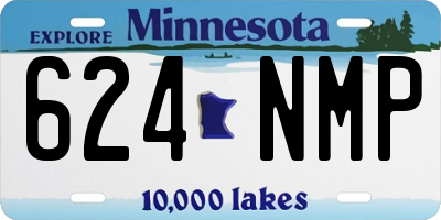MN license plate 624NMP