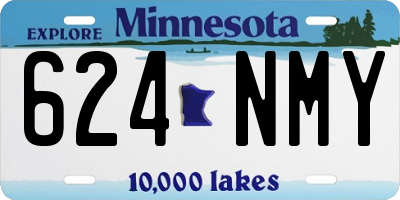 MN license plate 624NMY