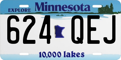 MN license plate 624QEJ
