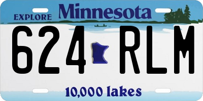 MN license plate 624RLM
