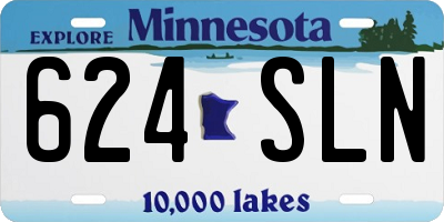 MN license plate 624SLN