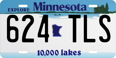 MN license plate 624TLS