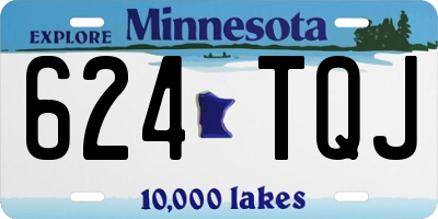 MN license plate 624TQJ