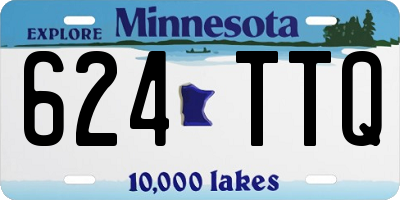 MN license plate 624TTQ