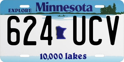 MN license plate 624UCV