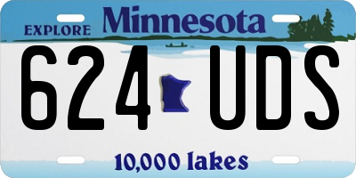 MN license plate 624UDS