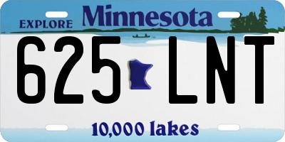 MN license plate 625LNT