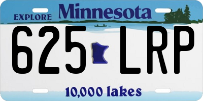 MN license plate 625LRP