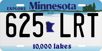MN license plate 625LRT
