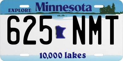 MN license plate 625NMT