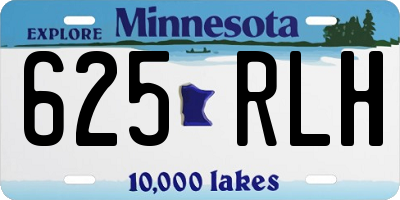 MN license plate 625RLH