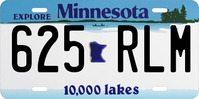 MN license plate 625RLM