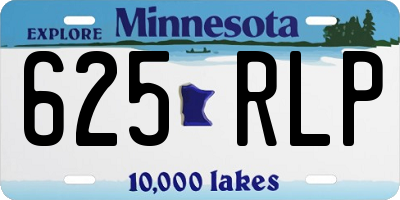 MN license plate 625RLP