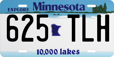 MN license plate 625TLH