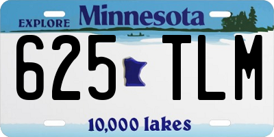 MN license plate 625TLM