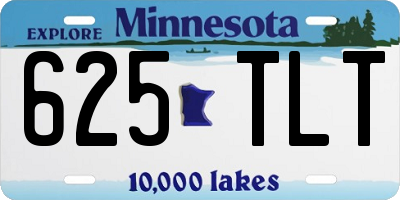 MN license plate 625TLT
