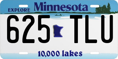 MN license plate 625TLU
