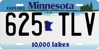 MN license plate 625TLV