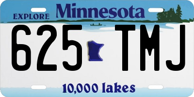 MN license plate 625TMJ