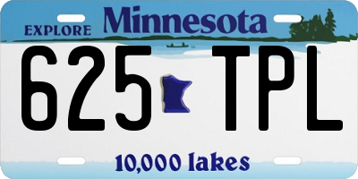 MN license plate 625TPL
