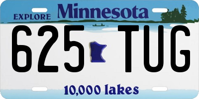 MN license plate 625TUG