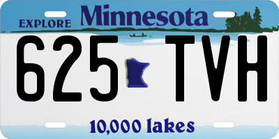 MN license plate 625TVH
