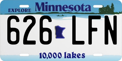 MN license plate 626LFN
